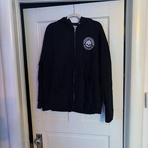 Harley Davidson Willie G Skull Zip-Up Hoodie please read description